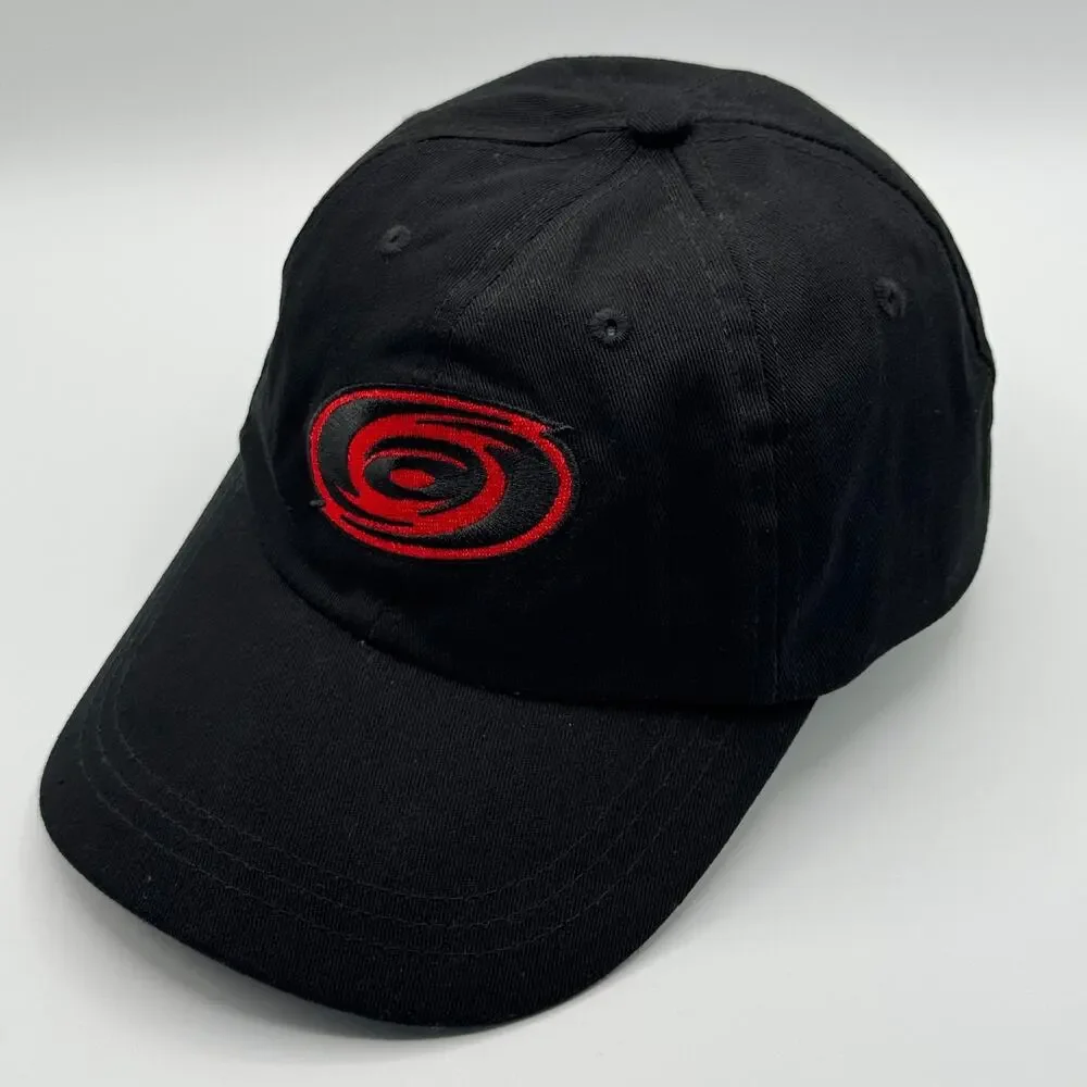 Carolina Hurricanes Hat Cap Strap Back Black NHL Hockey 2024 Opening Night Promo